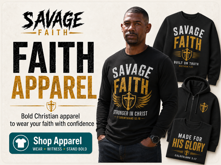 Savage Faith Apparel | Christian Clothing, Faith-Based Shirts & Hoodies