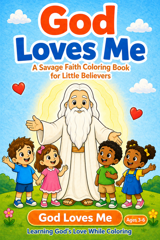 God Loves Me Coloring Book – A Christian Coloring Book for Kids About God’s Love