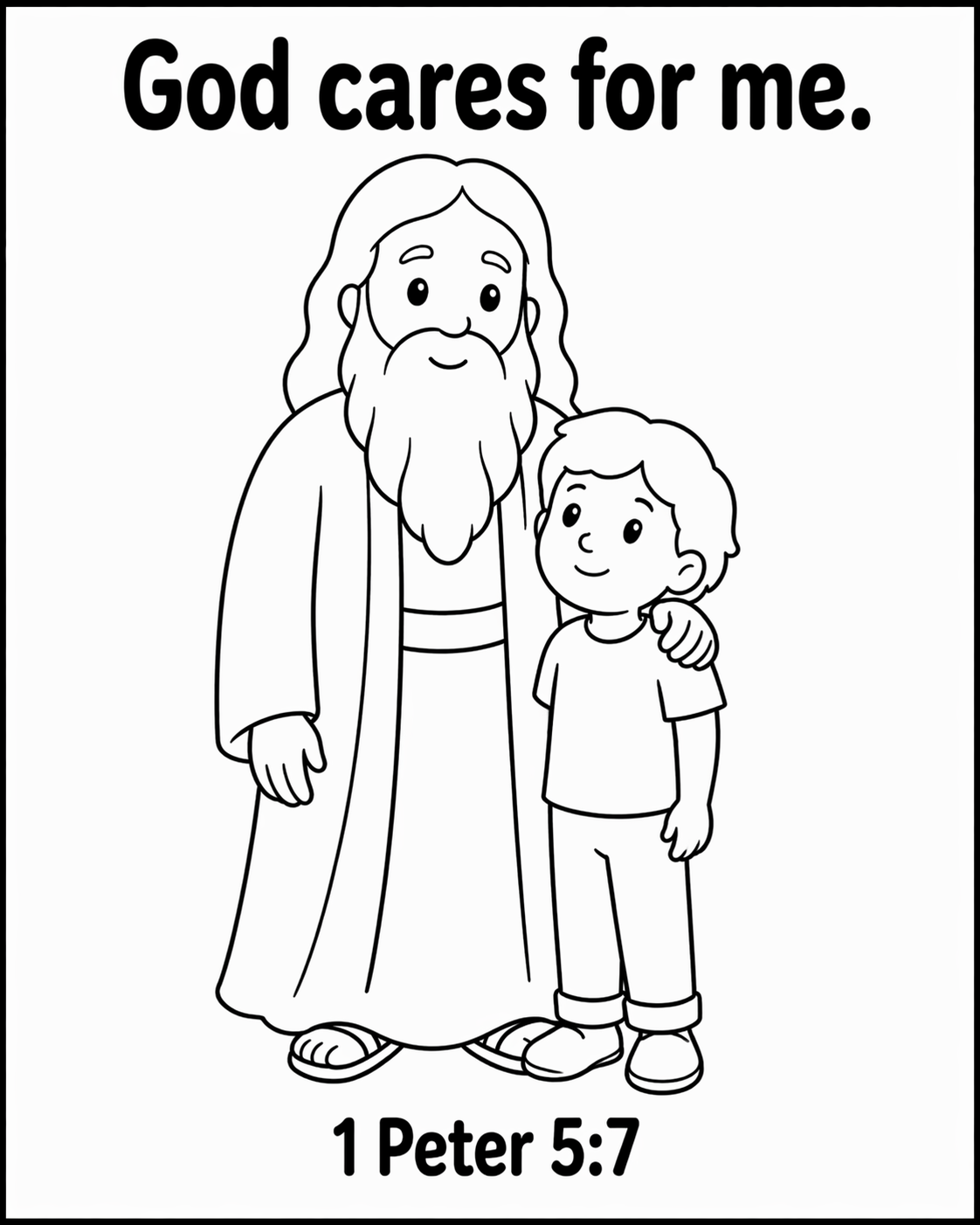 Genesis Creation Story Coloring Book – A Fun and Faith-Filled Bible Coloring Adventure for Kids