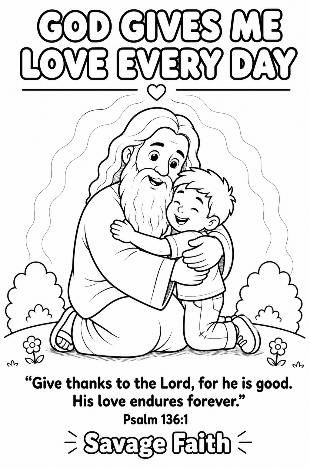 God Loves Me Coloring Book – A Christian Coloring Book for Kids About God’s Love